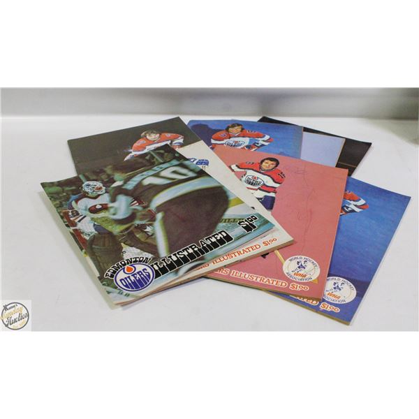 COLLECTION OF 1970S OILERS MAGAZINES