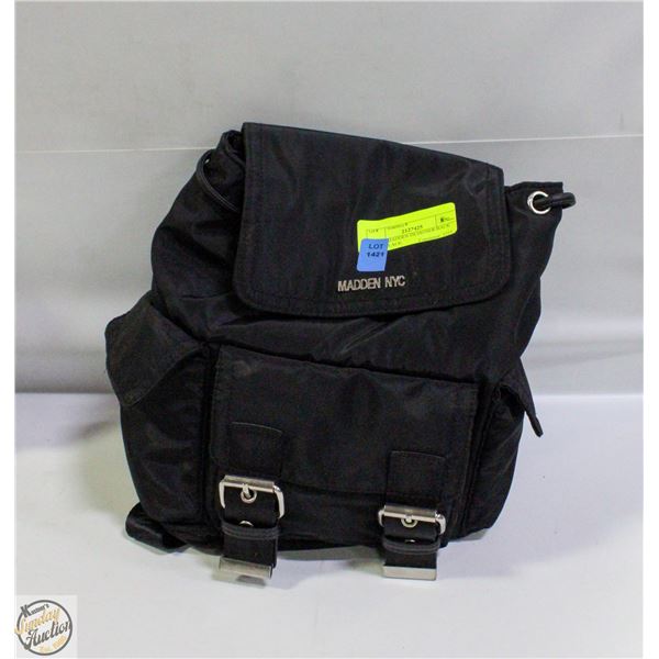 STEVE MADDEN BLACK BACKPACK