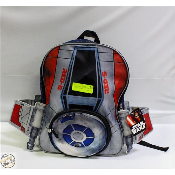 STARWARS BACKPACK (UNUSED + TAG ATTACHED)