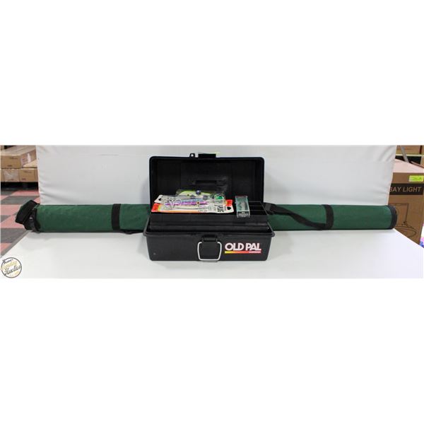 BUSHLITE FISH ROD CASE, OLD PAL TACKLE