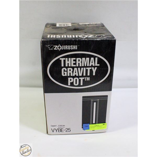 NEW OLD STOCK THERMAL GRAVITY POT