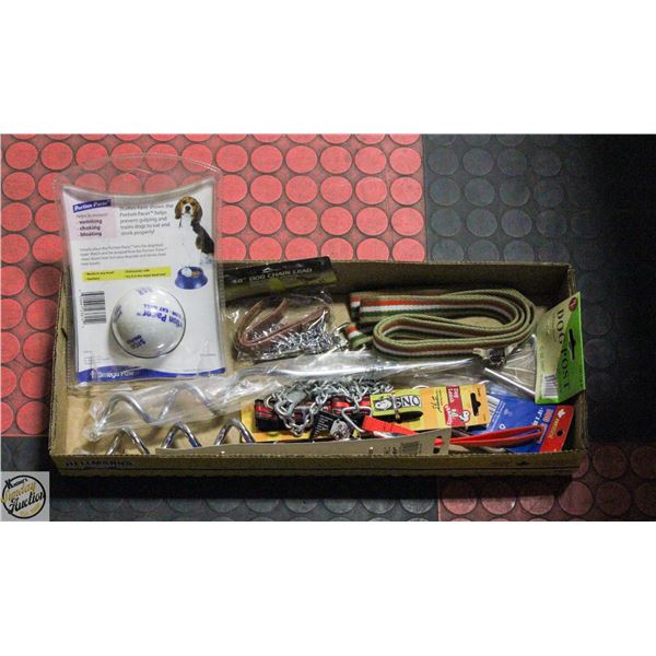 FLAT OF CANINE PET SUPPLIES