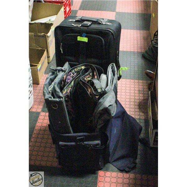 LOT OF VARIOUS SUIT CASES