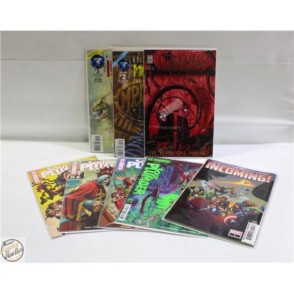 LOT OF 8 COMIC'S SOUL PLUMBER