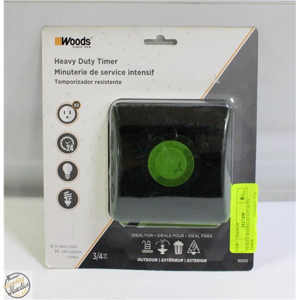 SEALED WOODS HEAVY DUTY TIMER