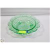 Image 1 : URANIUM GLASS DISH/BOWL