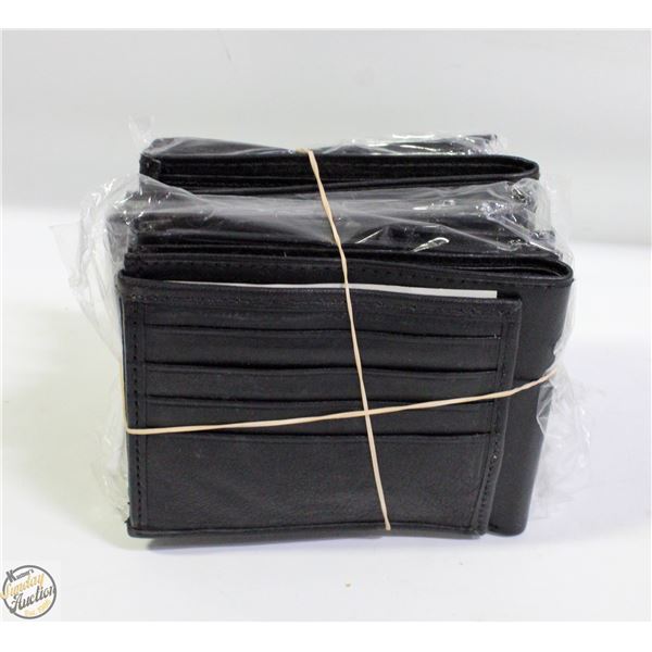 LOT OF 5 NEW OLD STOCK LEATHERETTE WALLETS
