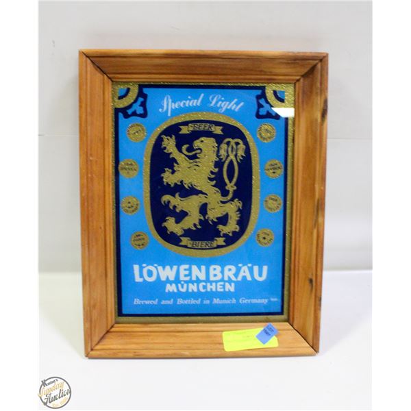 11X14“ LOWENBRAU BEER SIGN