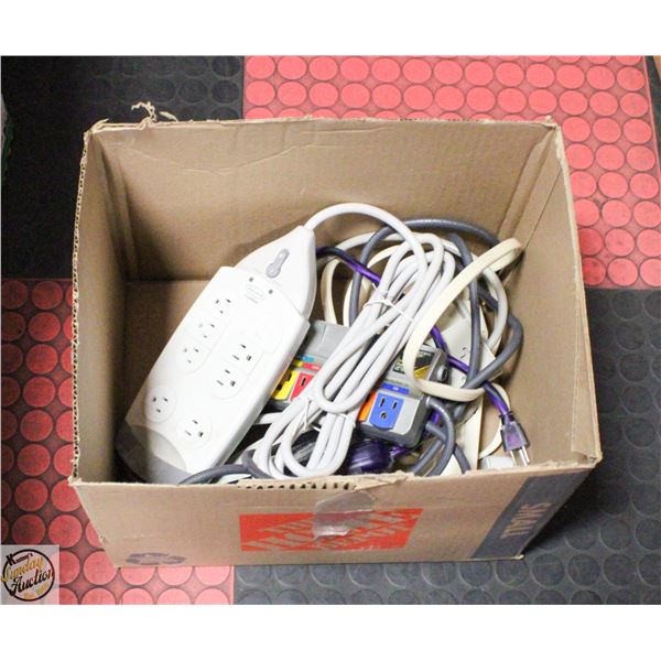 BOX OF VARIOUS STYLE ELECTICAL BARS