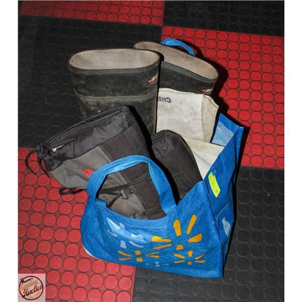 MEN'S WINTER WORK GEAR 2 PAIRS BOOTS