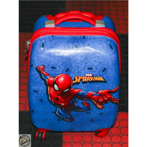 KIDS SPIDERMAN HARDSHELL SUITCASE