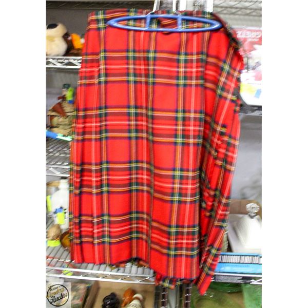 JEDBURGH KILTMAKERS SCOTLAND KILT SIZE 22