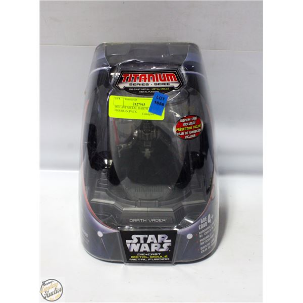 DIECAST METAL DARTH VADER FIGURE IN PACK