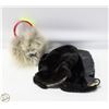 Image 1 : WOLF FUR EAR MUFFS & FUR FAUX VINTAGE