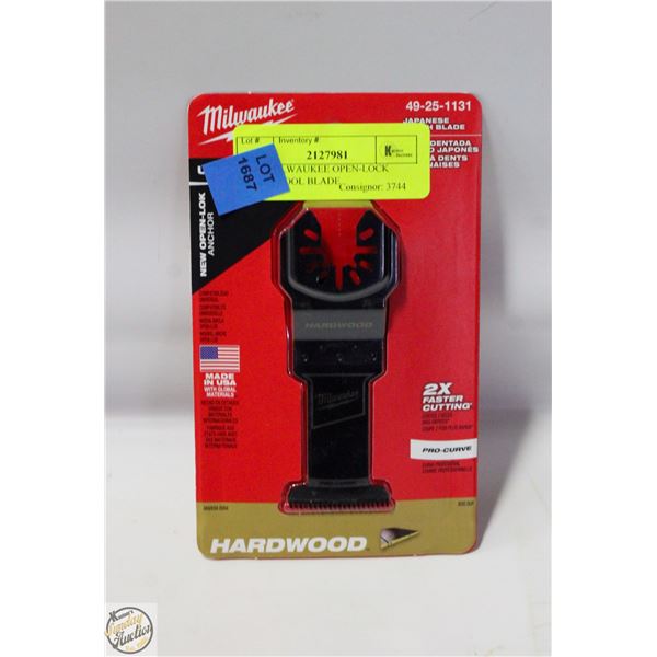 NEW MILWAUKEE OPEN-LOCK MULTI-TOOL BLADE