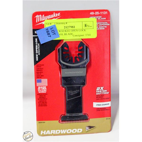 NEW MILWAUKEE OPEN-LOCK MULTI-TOOL BLADE