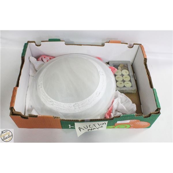 FROSTED GLASS PENDANT LIGHT