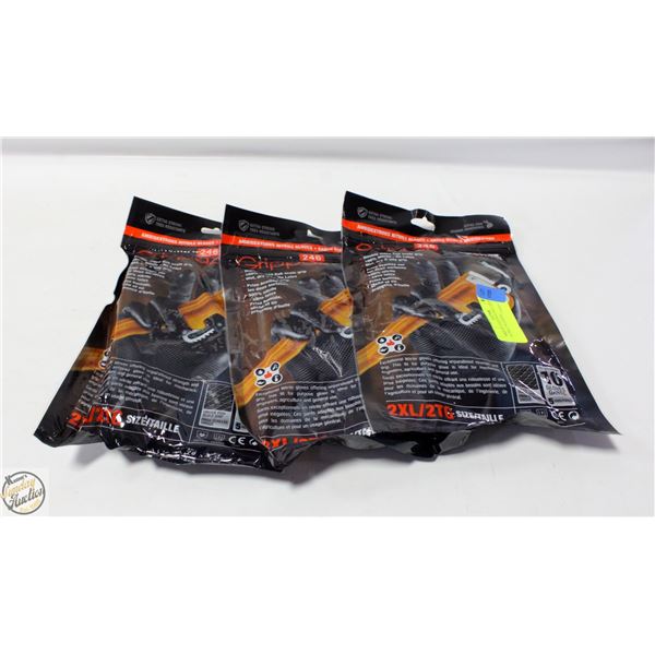 3PKS OF 10 GLOVES BDG GRIPPAZ NITRILE MECHANIC
