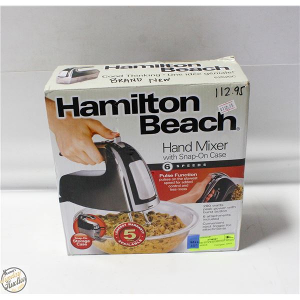 HAMILTON BEACH HAND MIXER