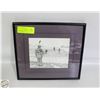 Image 1 : BERNIE BROWN PENCIL ART PRINT "NHL PRAIRE STYLE"