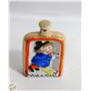 Image 1 : VINTAGE BISQUE WHISKEY FLASK WHAT A NIGHT