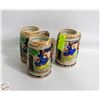 Image 1 : 3 VINTAGE OLD VIENNA STYLE CERAMIC BEER STINE 5"