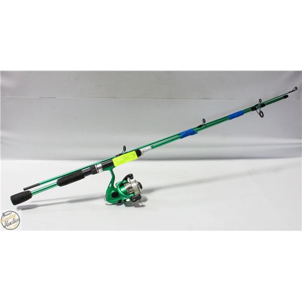 WAKEMAN ROD & REEL FISHING ROD (GREEN)