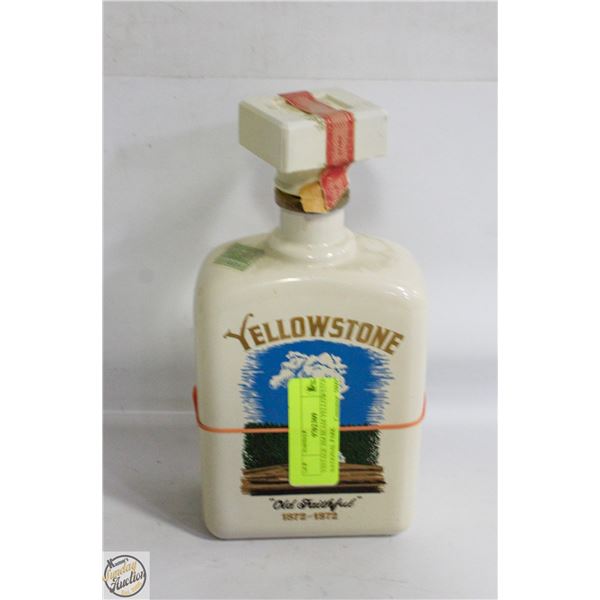 VINTAGE JIM BEAM YELLOWSTONE NATIONAL PARK