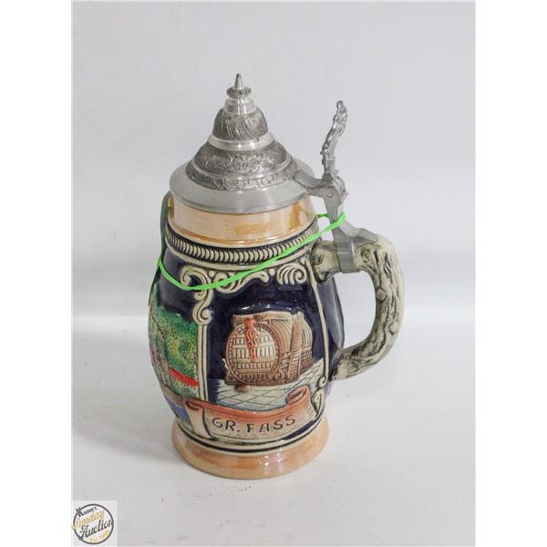 VINTAGE WEST GERMANY BEER STEIN- HEIDELBERGER