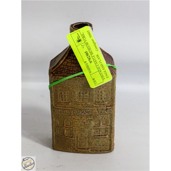 VINTAGE CASTLE MUSEUM YORK, ENGLAND FLASK