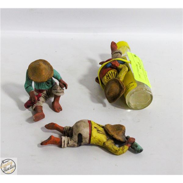 3 VINTAGE CUSANO ROJO MEZCAL AGAVE MEXICAN