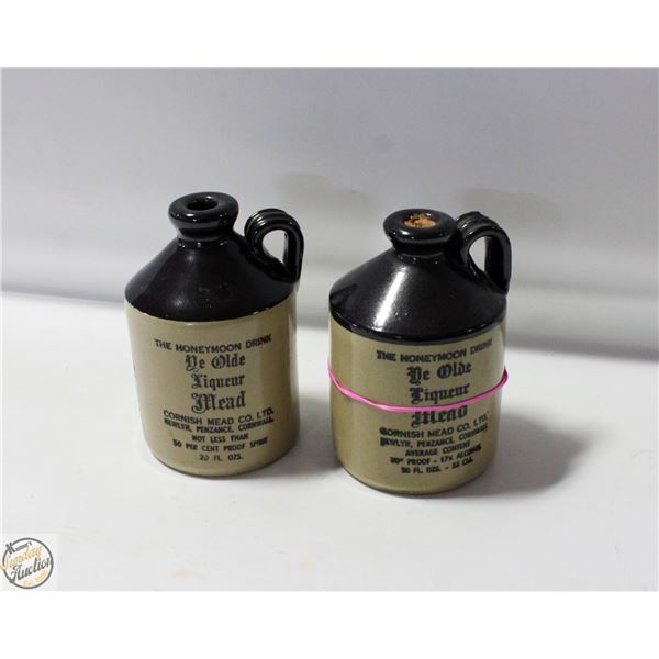 2 VINTAGE THE HONEYMOON DRINK CORNISH LIQUOR