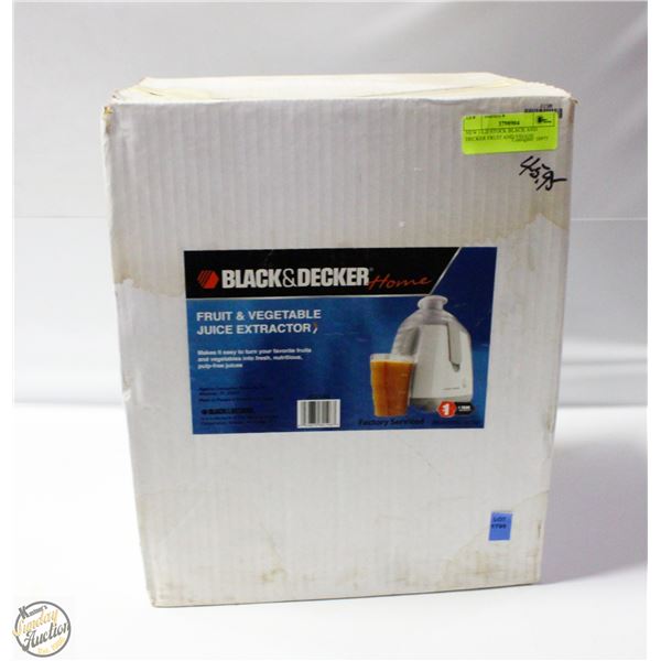 NEW OLD STOCK BLACK AND DECKER FRUIT AND VEGGIE