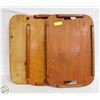 Image 1 : 3 WOOD BED TRAYS