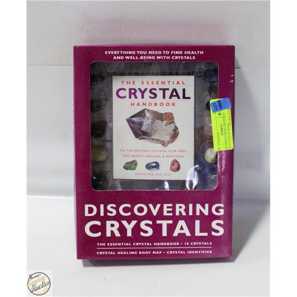 NEW DISCOVERING CRYSTALS COLLECTION W/ BOOK