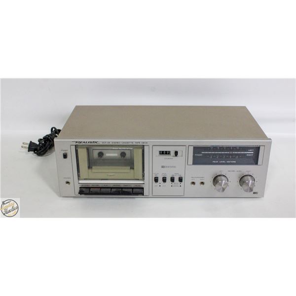 VINTAGE REALISTIC SCT-24A STERO CASSETTE DECK