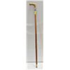 Image 1 : BRASS-TOP HANDLE WALKING CANE / STICK, 37 INCHES
