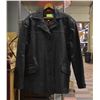 Image 1 : MENS MEDIUM BLACK LEATHER JACKET, 100% LEATHER