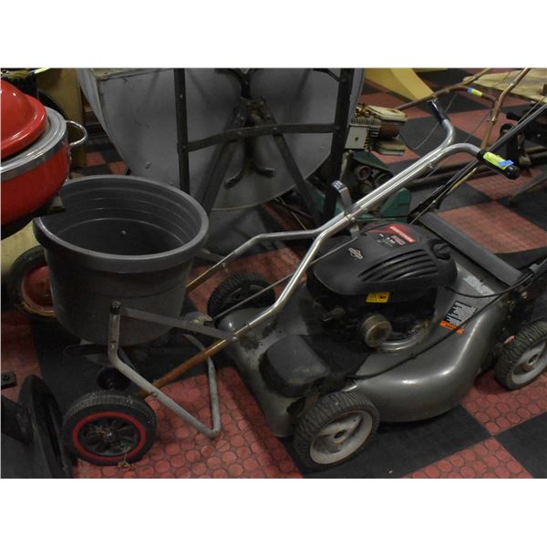 THE LAWNCRAFTER FERTILIZER THROWER