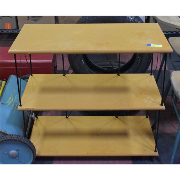 3 TIER SHELVING UNIT 30" X 16" X 32"