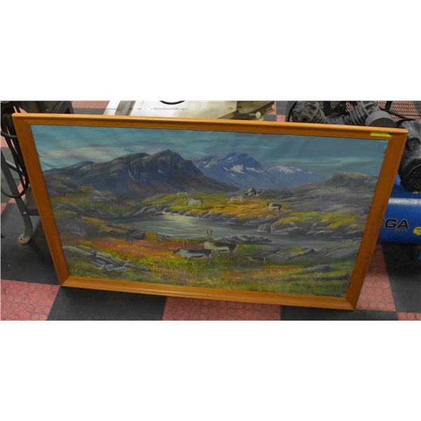 LANDSCAPE PAINTING 32" X 51"