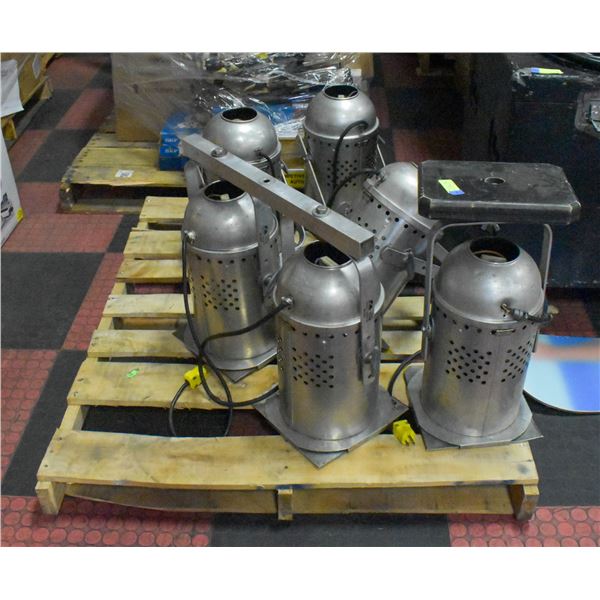PALLET OF STAGE LIGHTING