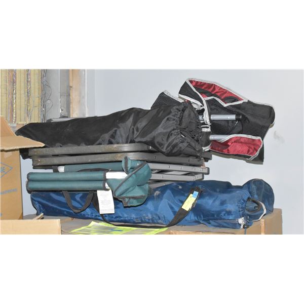 VARIOUS CAMPING CHAIRS