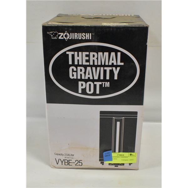 NEW OLD STOCK THERMAL GRAVITY POT