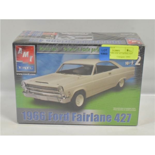 1966 FORD FAIRLANE 427 MODEL KIT NEW IN BOX