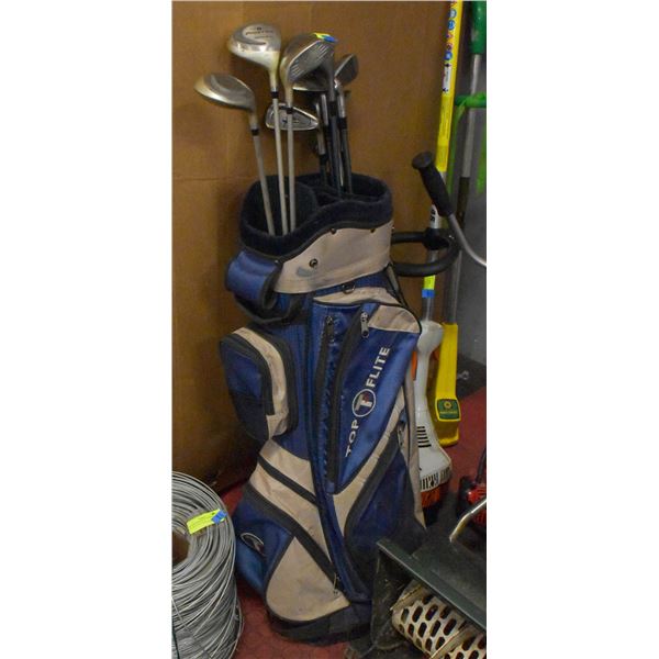 ESTATE GOLF CLUBS INCLUDING TOP FLITE, RADIUS-