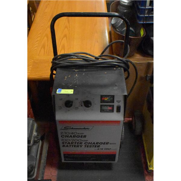 SCHUMACHER CHARGER AND BATTERY TESTER 2/10/40