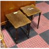Image 1 : VINTAGE SIDE TABLE WOOD VARIOUS SIZES