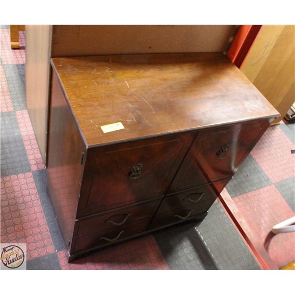 VINTAGE VIKING RECORD PLAYER CONSOLE 32"X31"X16