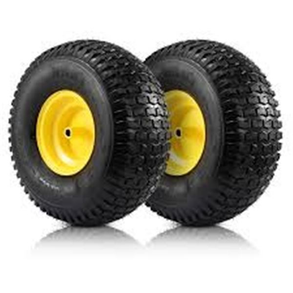 NEW REPACK 2PK 20X8 REAR TIRE ASSEMBLIES FOR LAWN